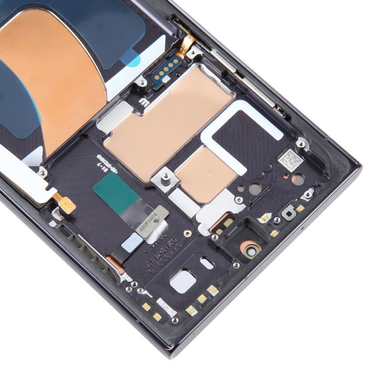 6.78 inch OLED LCD Screen For Samsung Galaxy S23 Ultra 5G SM-S918B EU Edition Digitizer Full Assembly with Frame(Black)