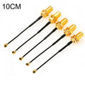 5 PCS / Set RG178 Ufl / IPX / IPEX to SMA Female Adapter Braid Cable, Length:10cm