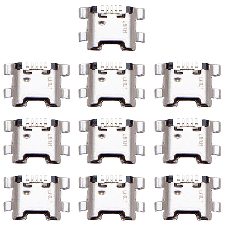 10 PCS Charging Port Connector for Huawei Y6 (2018)