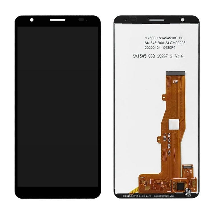 LCD Screen and Digitizer Full Assembly for ZTE Blade A3 2020