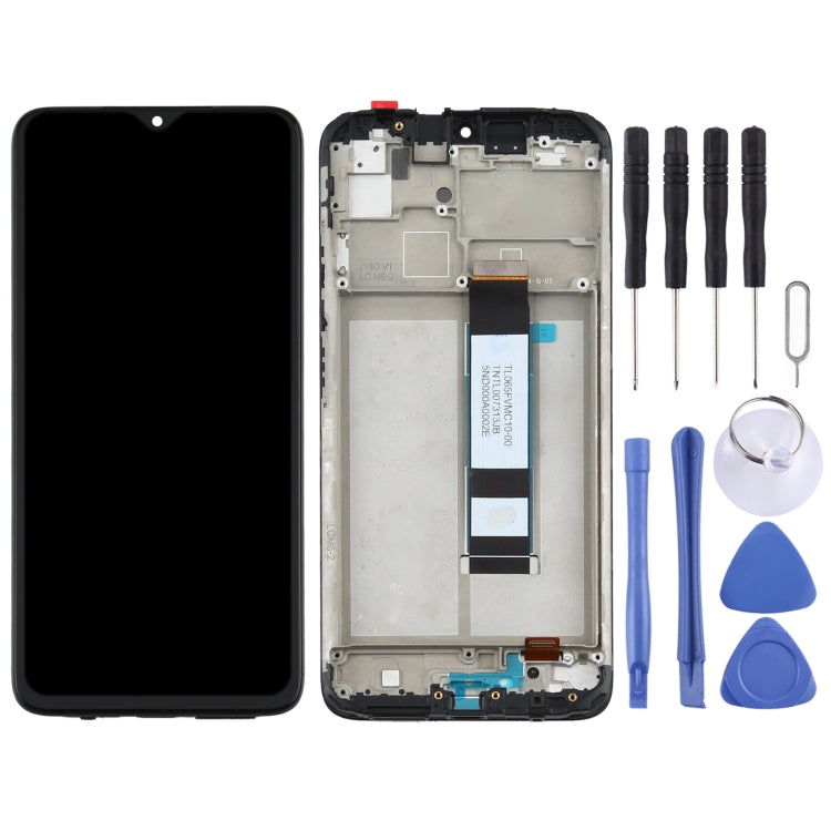 Original LCD Screen for Xiaomi Redmi Note 9 4G / Poco M3 / Redmi 9T / Redmi 9 Power Digitizer Full Assembly with Frame