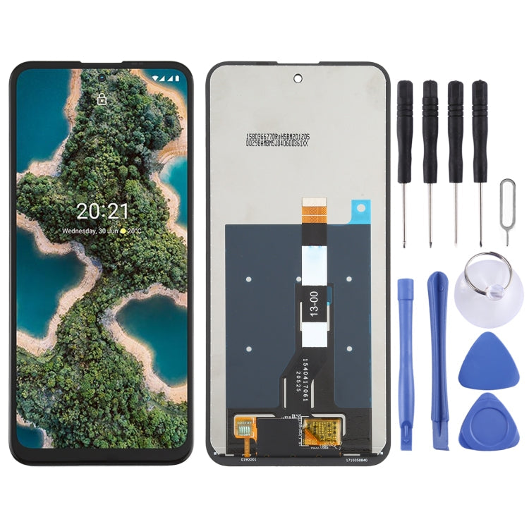 LCD Screen and Digitizer Full Assembly for Nokia X20, For Nokia X20