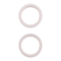 2 PCS Rear Camera Glass Lens Metal Outside Protector Hoop Ring for iPhone 13, For iPhone 13 (Outside), For iPhone 13