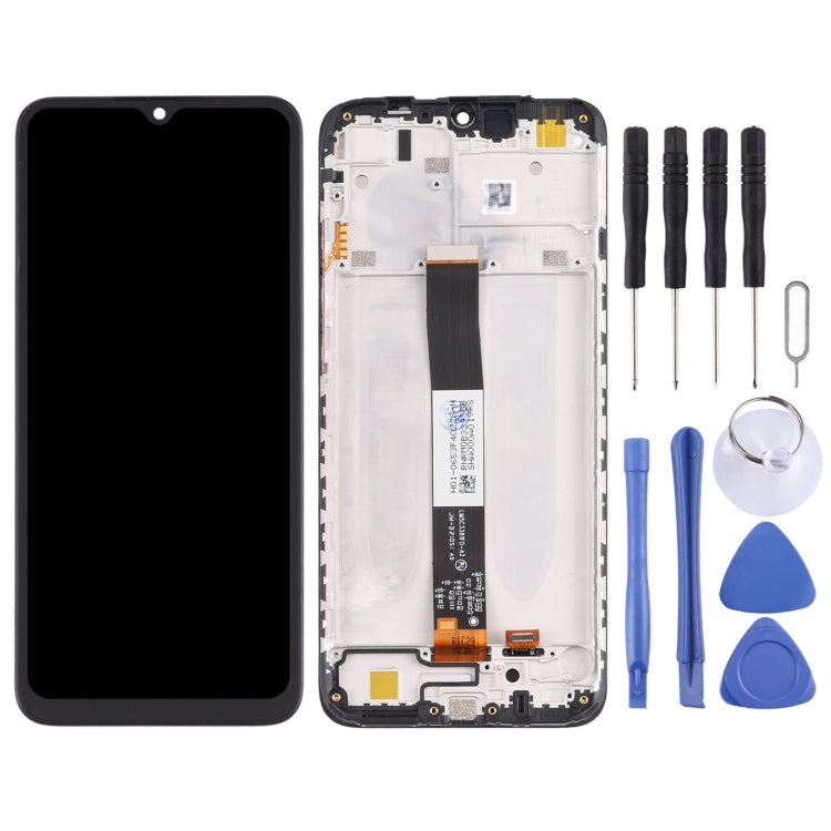 Original LCD ScreenDigitizer Assembly with Frame for Xiaomi Redmi 9 Series / Poco C31 (Black)