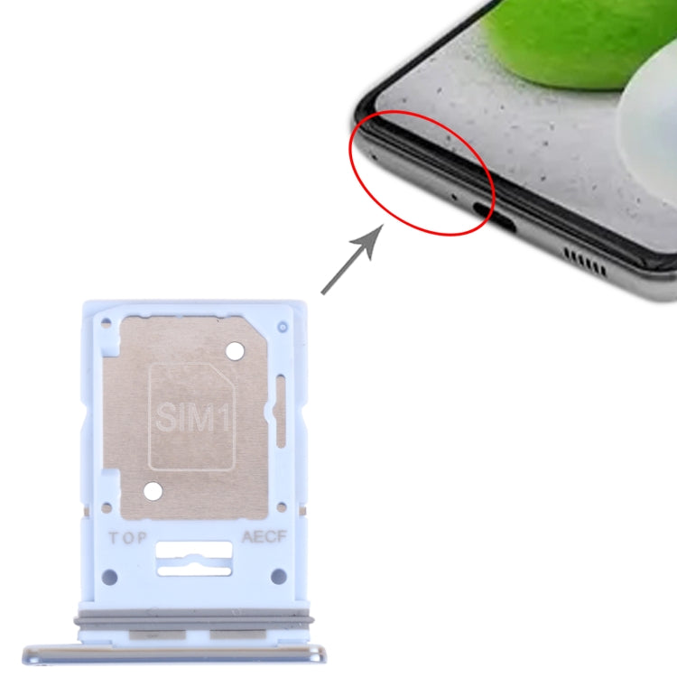 For Samsung Galaxy A53 5G SM-A536B Original SIM Card Tray + SIM Card Tray / Micro SD card tray