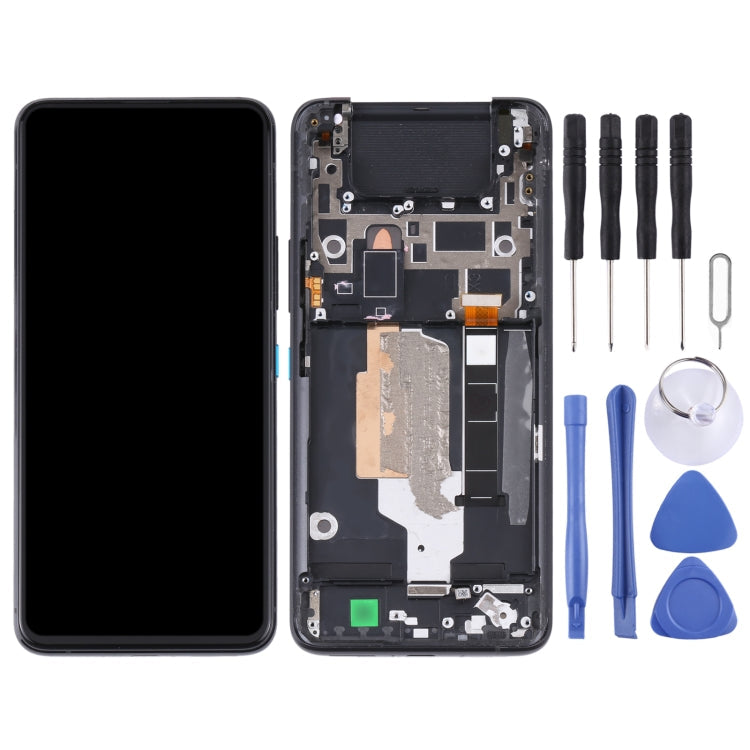 LCD Screen and Digitizer Full Assembly with Frame for Asus Zenfone 8 Flip ZS672KS