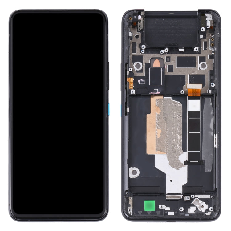 LCD Screen and Digitizer Full Assembly with Frame for Asus Zenfone 8 Flip ZS672KS