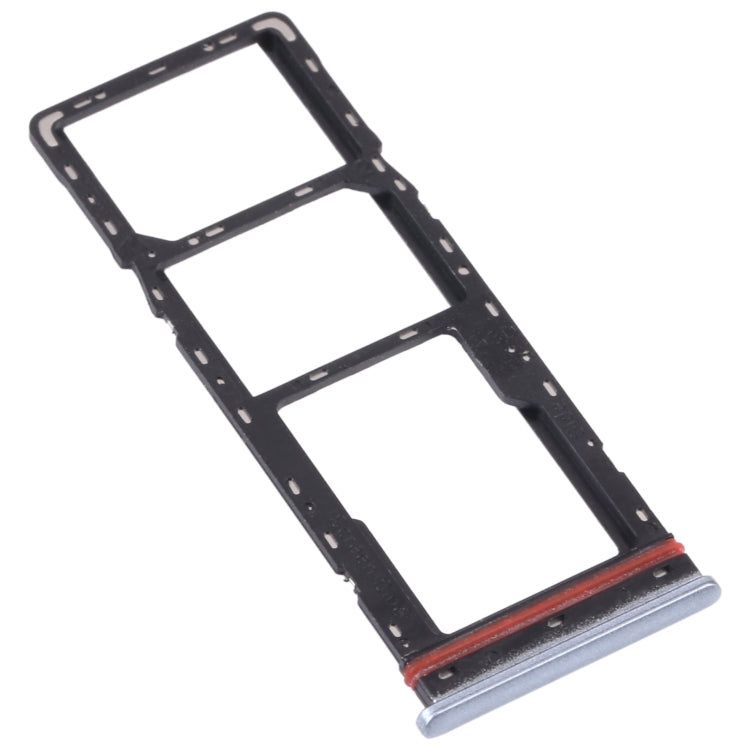 For Tecno Camon 16 Premier CE9 CD6J SIM Card Tray + SIM Card Tray + Micro SD Card Tray