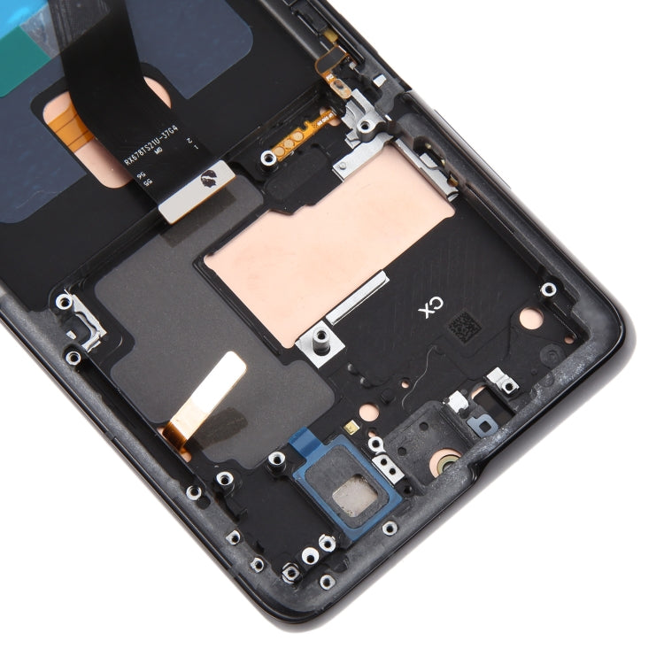 OLED LCD Screen For Samsung Galaxy S21 Ultra 5G SM-G998B Digitizer Full Assembly with Frame, Display Size: 6.78 inch(Black)