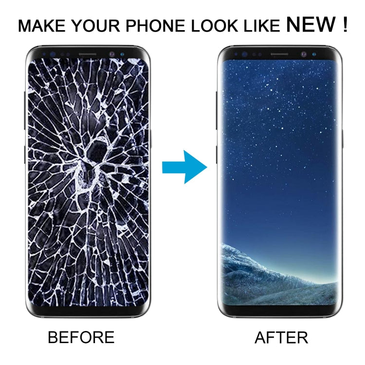 For Samsung Galaxy S8 SM-G950 TFT LCD Screen Digitizer Full Assembly with Frame (Black)