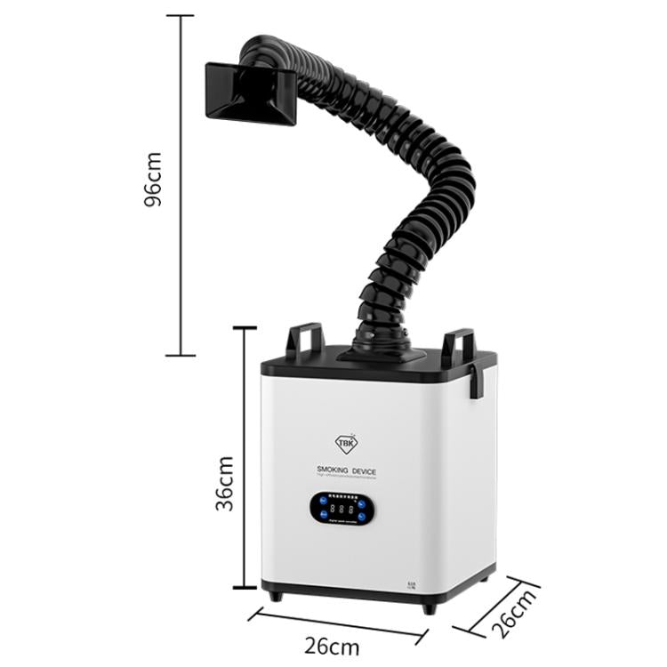 TBK618 220V Soldering Fume Extractor Industrial Soldering Iron Fume Laser Marking Fume Extractor Mobile Purifying Smoke Apparatus, TBK-618
