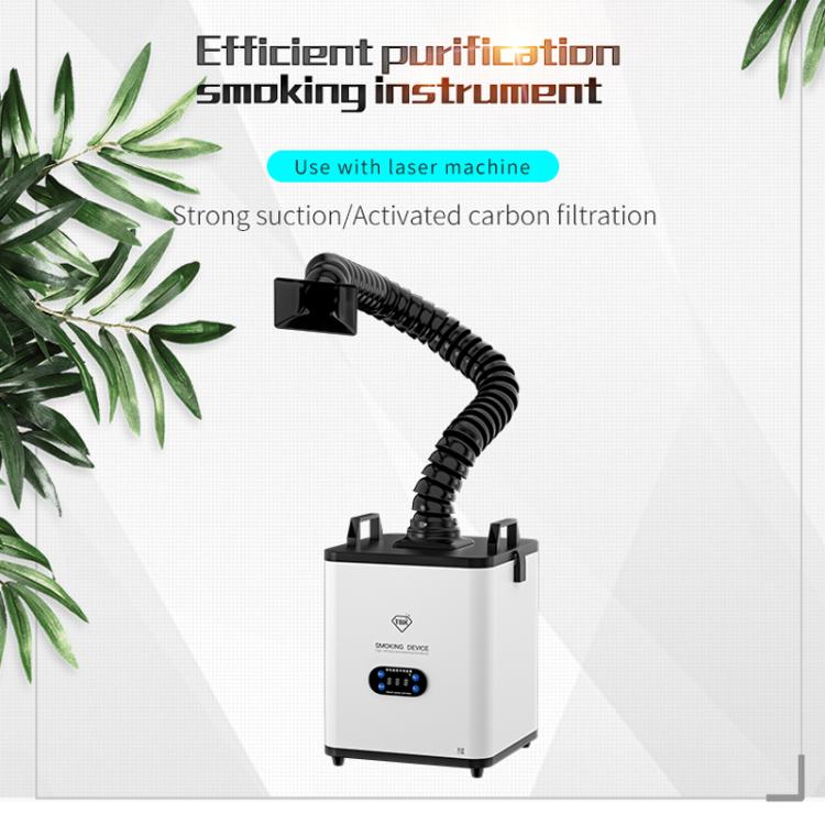 TBK618 220V Soldering Fume Extractor Industrial Soldering Iron Fume Laser Marking Fume Extractor Mobile Purifying Smoke Apparatus, TBK-618