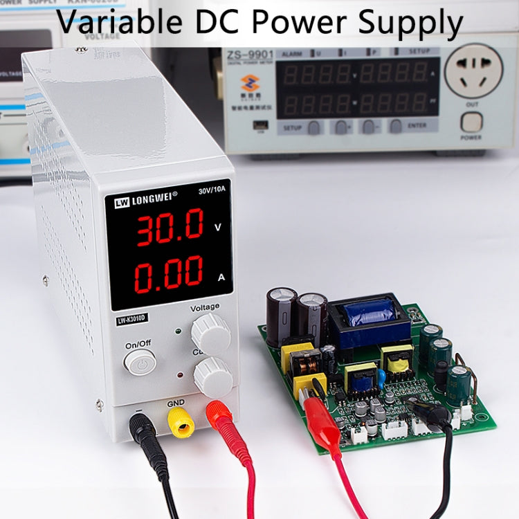 K3010D 30V 10A DC Switching Regulated Powers Supply Phone Repair Voltage Regulator(US Plug)