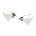 Love Hearts In Sterling Silver Cufflinks