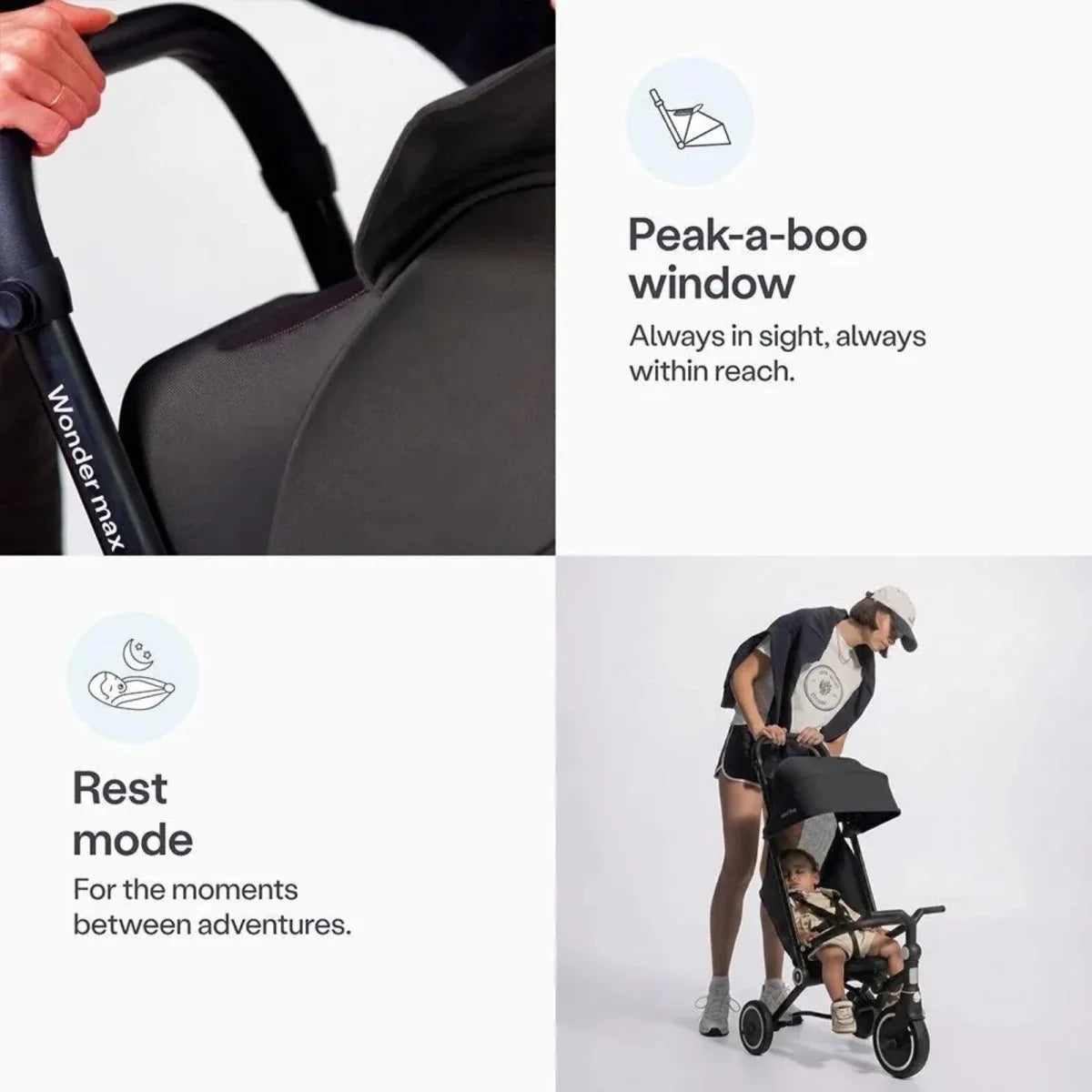 smarTrike Wonder Max Trike - Jet Black