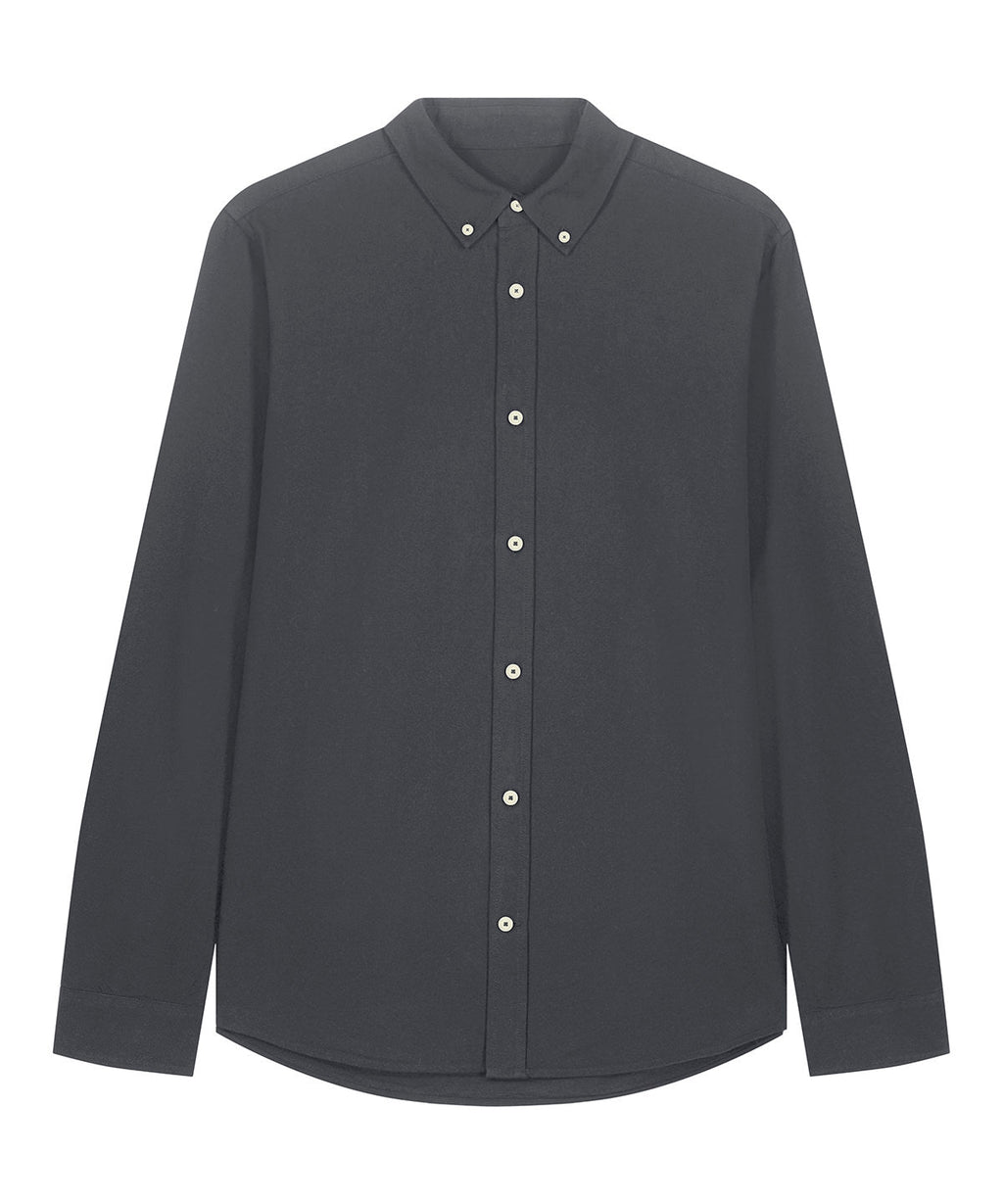 Organic Cotton Oxford Long Sleeve Shirt: Mens