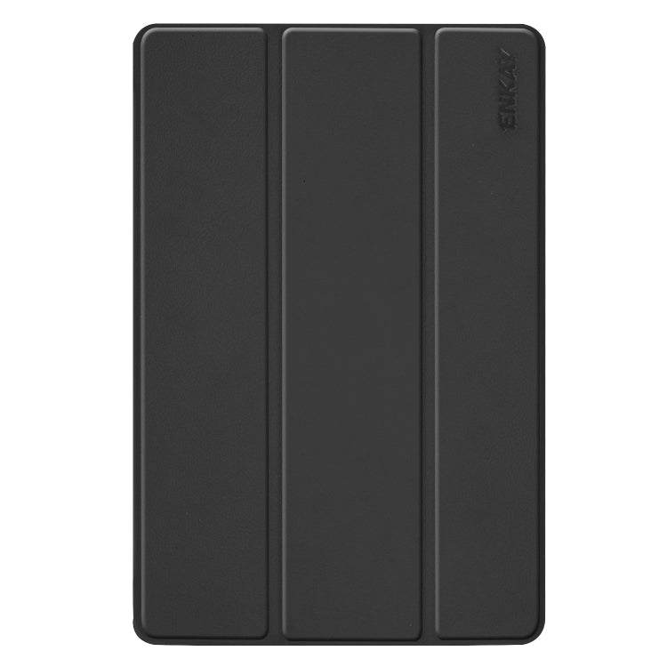 ENKAY High Quality PU Leather + Plastic Bottom Smart Case with Three-folding Holder for Samsung Galaxy Tab S5e 10.5 T720 / T725, For Galaxy Tab S5e