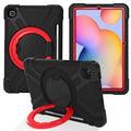 PC + Silicone Shockproof Combination Case with 360 Degree Rotating Holder & Handle & Pen Slot, For Galaxy Tab S6 Lite P610, For  Galaxy Tab S6 Lite P610