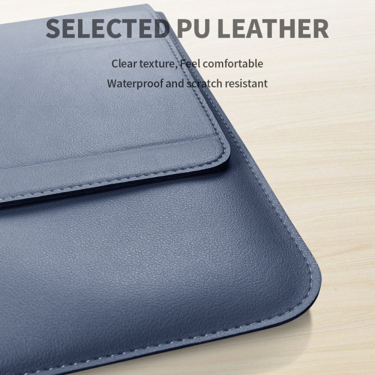 4 in 1 Universal Laptop Holder PU Waterproof Protection Wrist Laptop Bag, Size:11/12inch(Black)