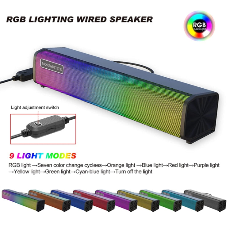 Q9 Pro RGB Wireless Bluetooth Outdoor Portable Bluetooth Speaker Subwoofer Home Theater Subwoofer Speaker, Support AUX IN, TF Card Function
