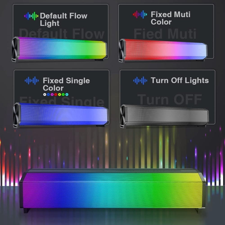 Q9 Pro RGB Wireless Bluetooth Outdoor Portable Bluetooth Speaker Subwoofer Home Theater Subwoofer Speaker, Support AUX IN, TF Card Function