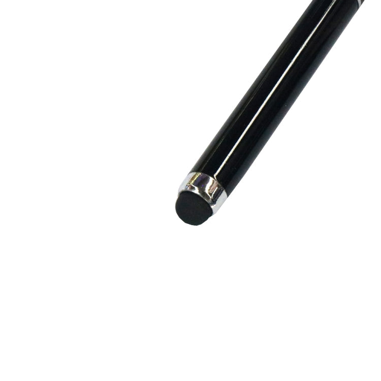 At-16 4 in 1 Mobile Phone Tablet Universal Handwriting Touch Screen Pen with Common Writing Pen & Red Laser & LED Light Function(Black)