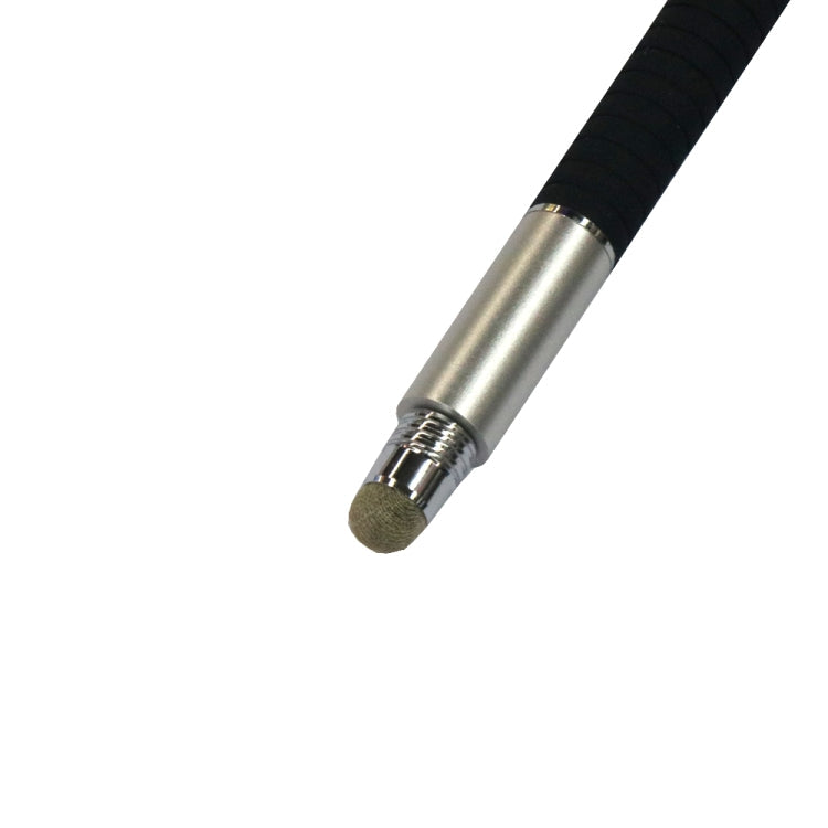 AT-12 3 in 1 Touch Screen Capacitive Pen with Common Writing Pen & Mobile Phone Writing Pen Function is Suitable for Apple / Huawei / Samsung(Silver)