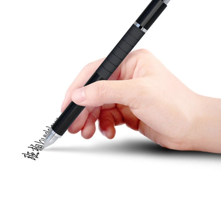 AT-12 3 in 1 Touch Screen Capacitive Pen with Common Writing Pen & Mobile Phone Writing Pen Function is Suitable for Apple / Huawei / Samsung(Silver)