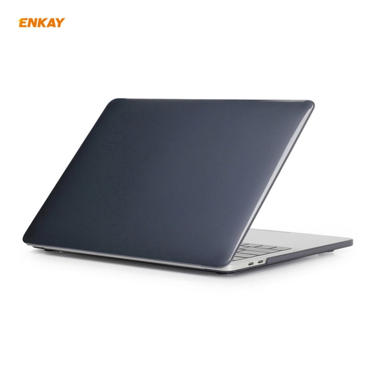 ENKAY 3 in 1 Crystal Laptop Protective Case + EU Version TPU Keyboard Film + Anti-dust Plugs Set for MacBook Pro 13.3 inch A2251 & A2289 & A2338 (with Touch Bar), For MacBook Pro 13.3 inch A2251 (with Touch Bar)