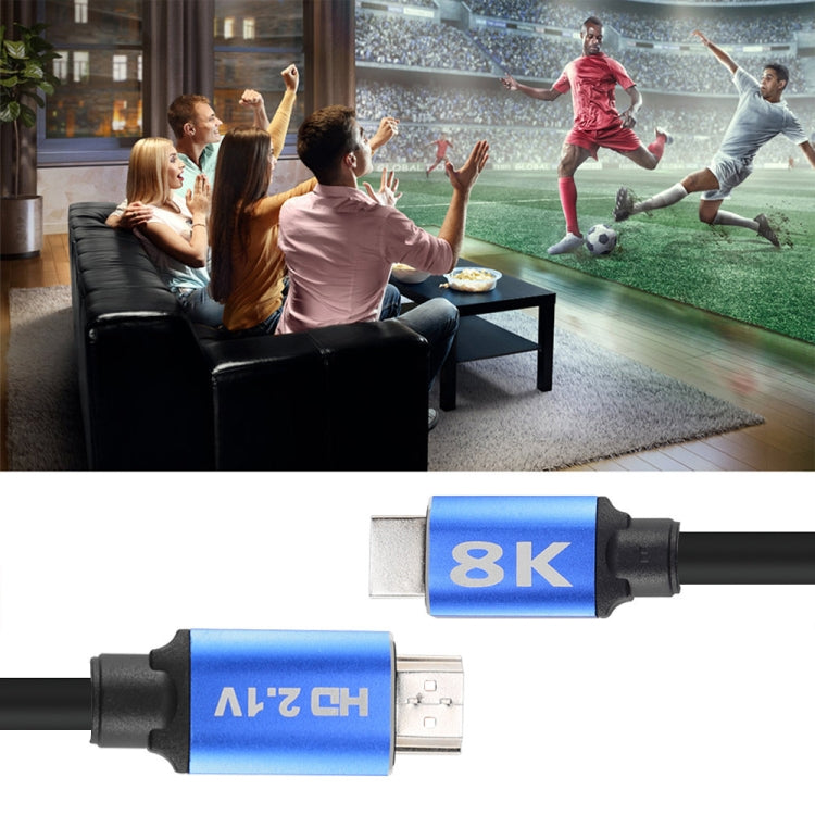 HD08 8K Ultra Clear HDMI 2.1 TV Computer Projection Set-top Box HDMI Cable, Cable Length:1m