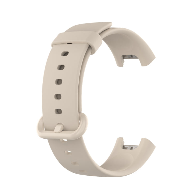 For Xiaomi Watch Mi Watch Lite / Redmi Watch Silicone Sports Watch Band(silt color white)