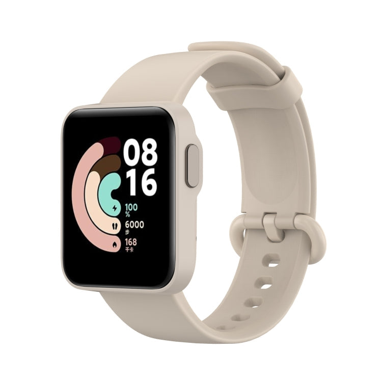 For Xiaomi Watch Mi Watch Lite / Redmi Watch Silicone Sports Watch Band(silt color white)