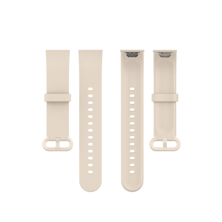For Xiaomi Watch Mi Watch Lite / Redmi Watch Silicone Sports Watch Band(silt color white)