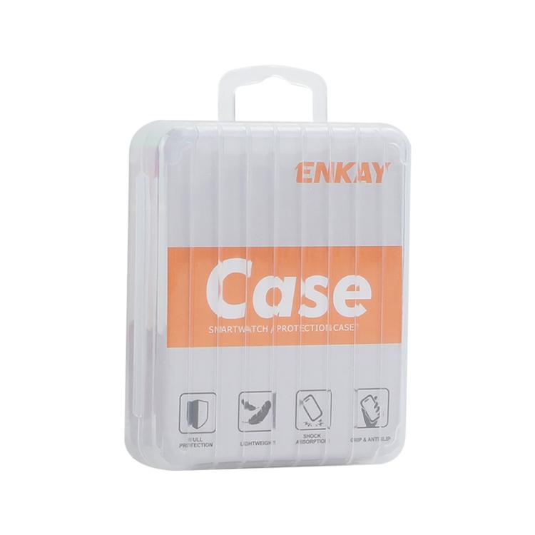 ENKAY Hat-Prince Full Coverage Transparent TPU Soft Case, For Garmin Venu 2 45mm / Vivoactive 4 45mm, For Garmin Venu 2S 40mm / Vivoactive 4S 40mm