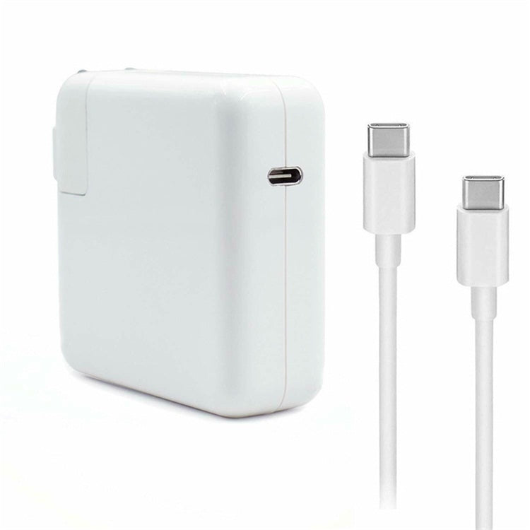 96W USB-C / Type-C Power Adapter Portable Charger with 1.8m USB-C / Type-C to USB-C / Type-C Charging Cable, UK Plug