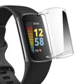 For Fitbit Charge 5 / Charge 6 ENKAY Hat-Prince Full Coverage Transparent Soft Case TPU HD Clear Cover