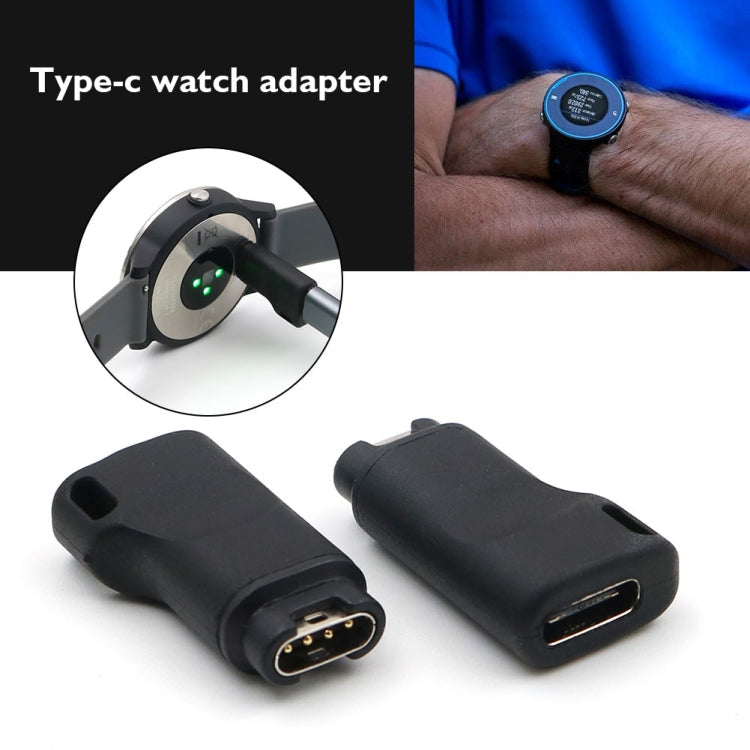 Watch Charging Head Smart Accessories with Type C Adapter For Garmin Fenix 5 / 5x / 5s / 6 / 6X / 6S Pro / Venu