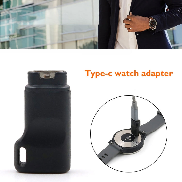 Watch Charging Head Smart Accessories with Type C Adapter For Garmin Fenix 5 / 5x / 5s / 6 / 6X / 6S Pro / Venu