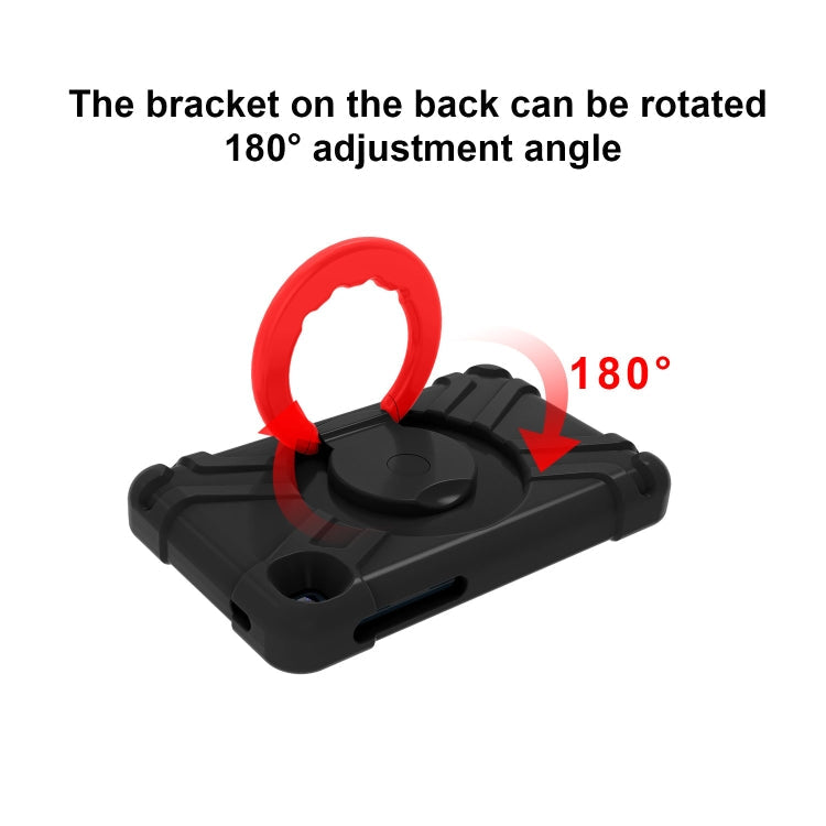 PC + Silicone Shockproof Combination Case with 360 Degree Rotating Holder & Handle, For Galaxy Tab A7 Lite T220/T225