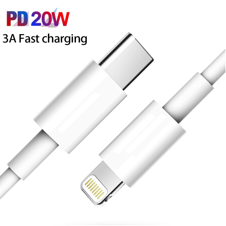 1m PD20W USB-C / Type-C to 8 Pin PD Fast Charging Sync Data Cable for iPhone 13 / 12 Series