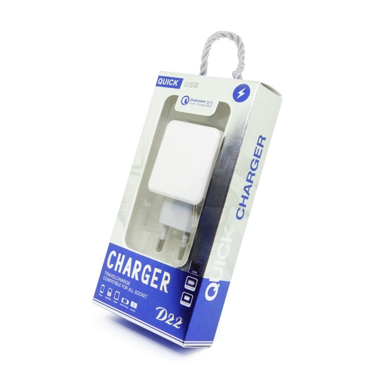 CS-20W Mini Portable PD3.0 + QC3.0 Dual Ports Fast Charger with 3A USB to 8 Pin Data Cable, Charger + USB to 8 Pin Cable