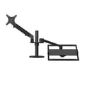 OL-3S Aluminum Height Adjustable Desktop Computer Stand for 17-32 inch and 12-17 inch Monitor(Black)