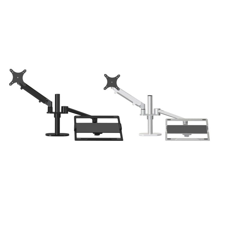 OL-3S Aluminum Height Adjustable Desktop Computer Stand for 17-32 inch and 12-17 inch Monitor(Black)