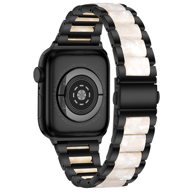 Metal + Resin Watchband For Apple Watch Series, 7 41mm / 6&SE&5&4 40mm / 3&2&1 38mm