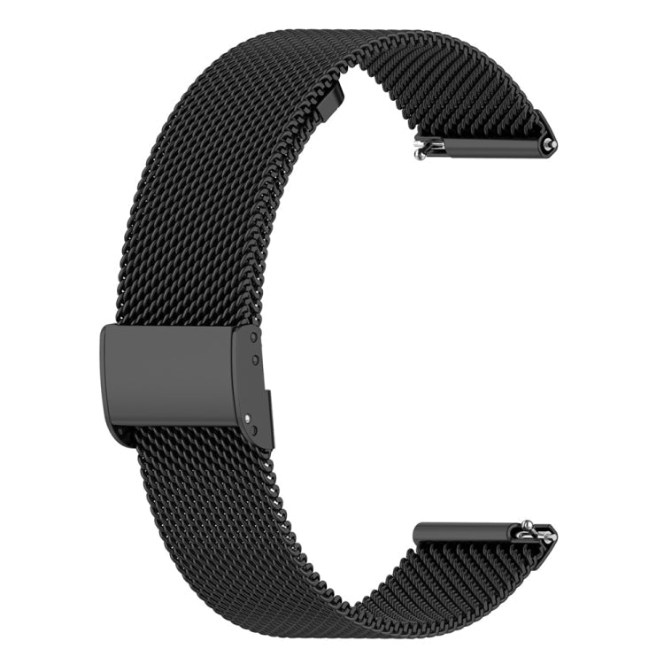For Samsung Galaxy Watch 4 40mm / 44mm Milan Metal Steel Mesh Buckle Watch Band(Black)