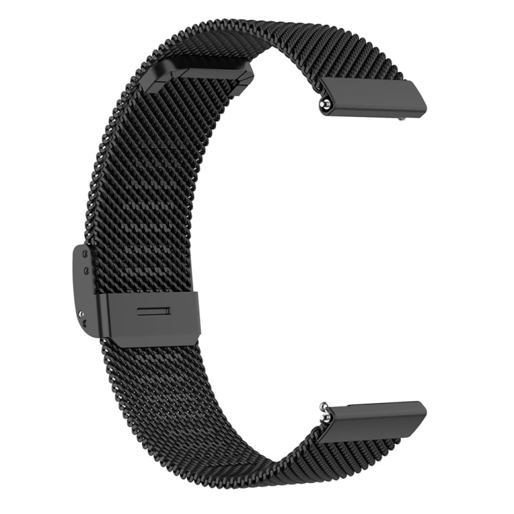 For Samsung Galaxy Watch 4 40mm / 44mm Milan Metal Steel Mesh Buckle Watch Band(Black)