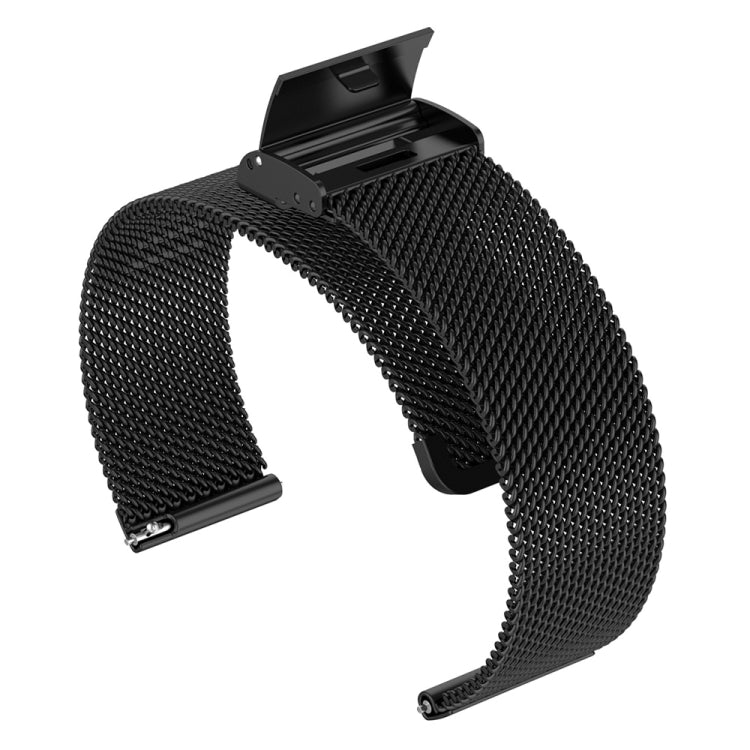 For Samsung Galaxy Watch 4 40mm / 44mm Milan Metal Steel Mesh Buckle Watch Band(Black)