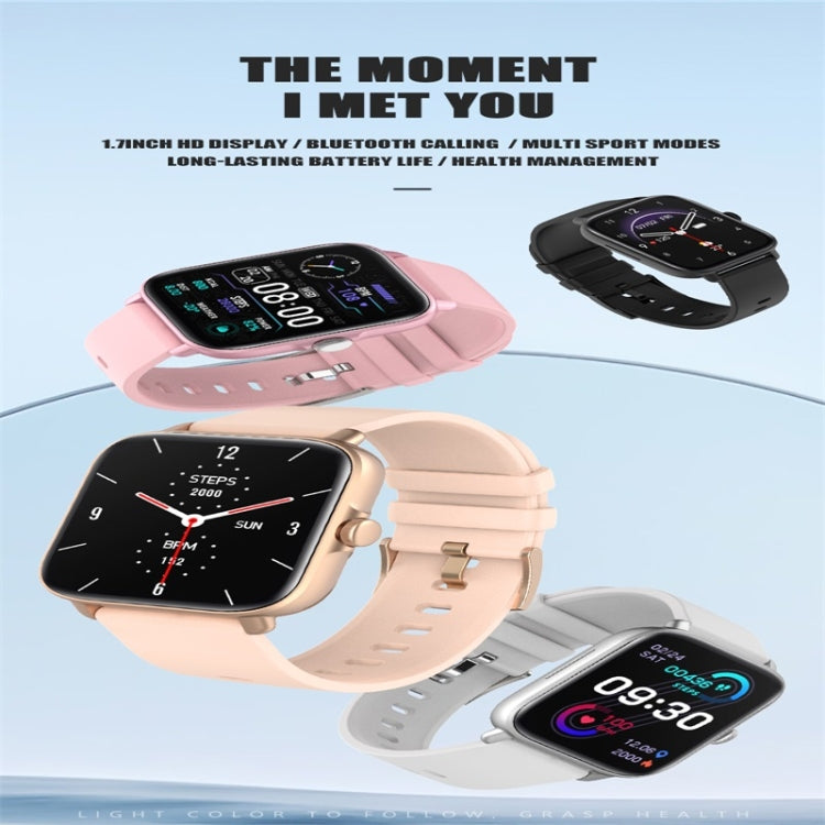 Y22 1.7inch IP67 Color Screen Smart Watch(Pink)