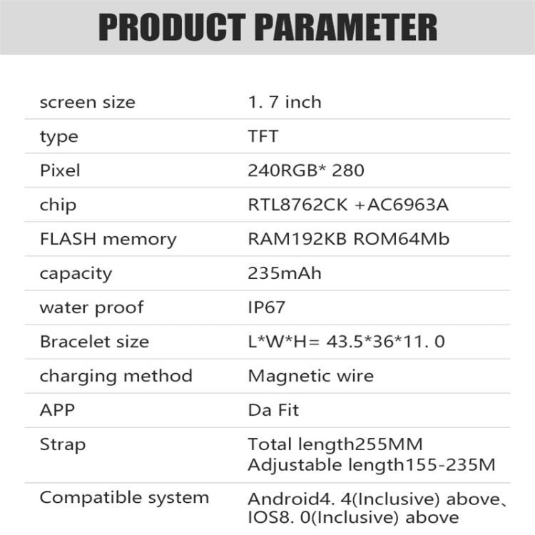 Y22 1.7inch IP67 Color Screen Smart Watch(Pink)
