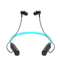 JG4 Flashing LED Neck-mounted Stereo Bluetooth Wireless Earphone